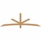 Ekena Millwork Alberta Smooth Timber Gable Bracket, Western Red Cedar, 84"W x 28"H x 1 1/2"D x 3 1/2"F, 8/12 Pitch GBW084X28X0204ALB00SWR - alternate 1